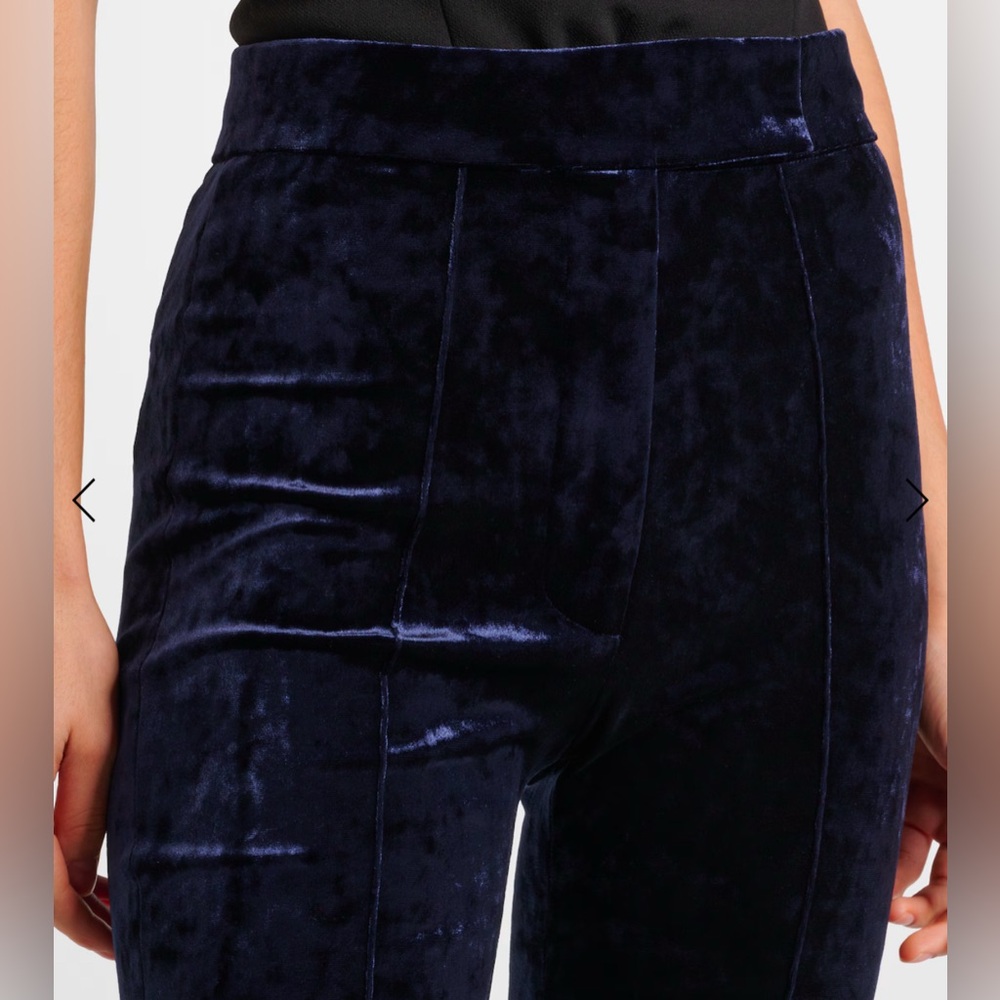 Velvet flared pants - Picture 4 of 11